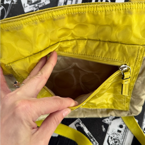 Coach Signature Nylon File Bag - Picture 9 of 10